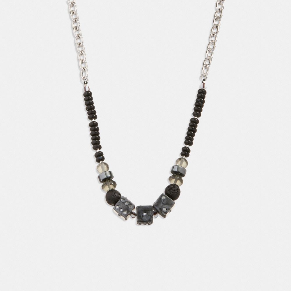 Dice Beaded Choker Necklace