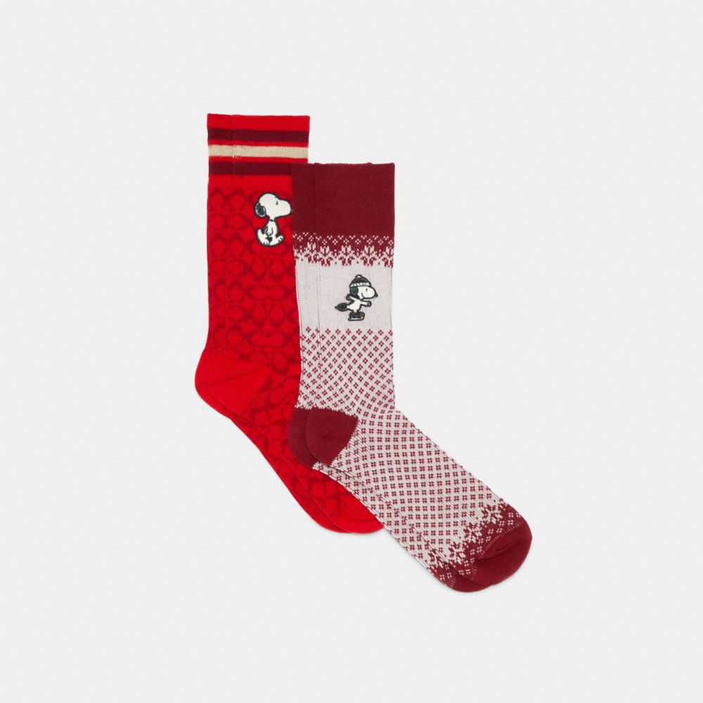 COACH®  Coach X Peanuts Socks With Snoopy