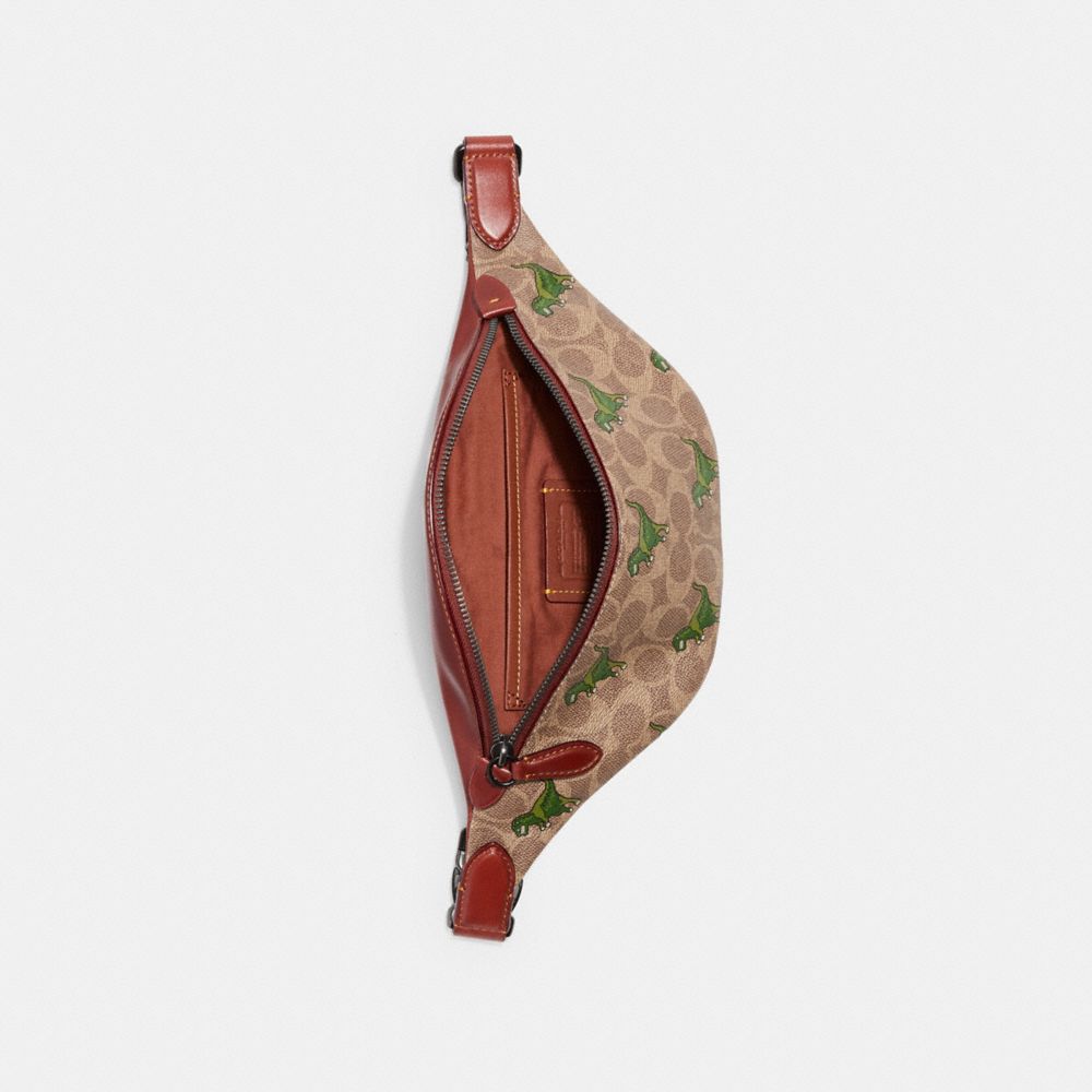 Sac banane Charter 7 en toile Signature à imprimé Rexy