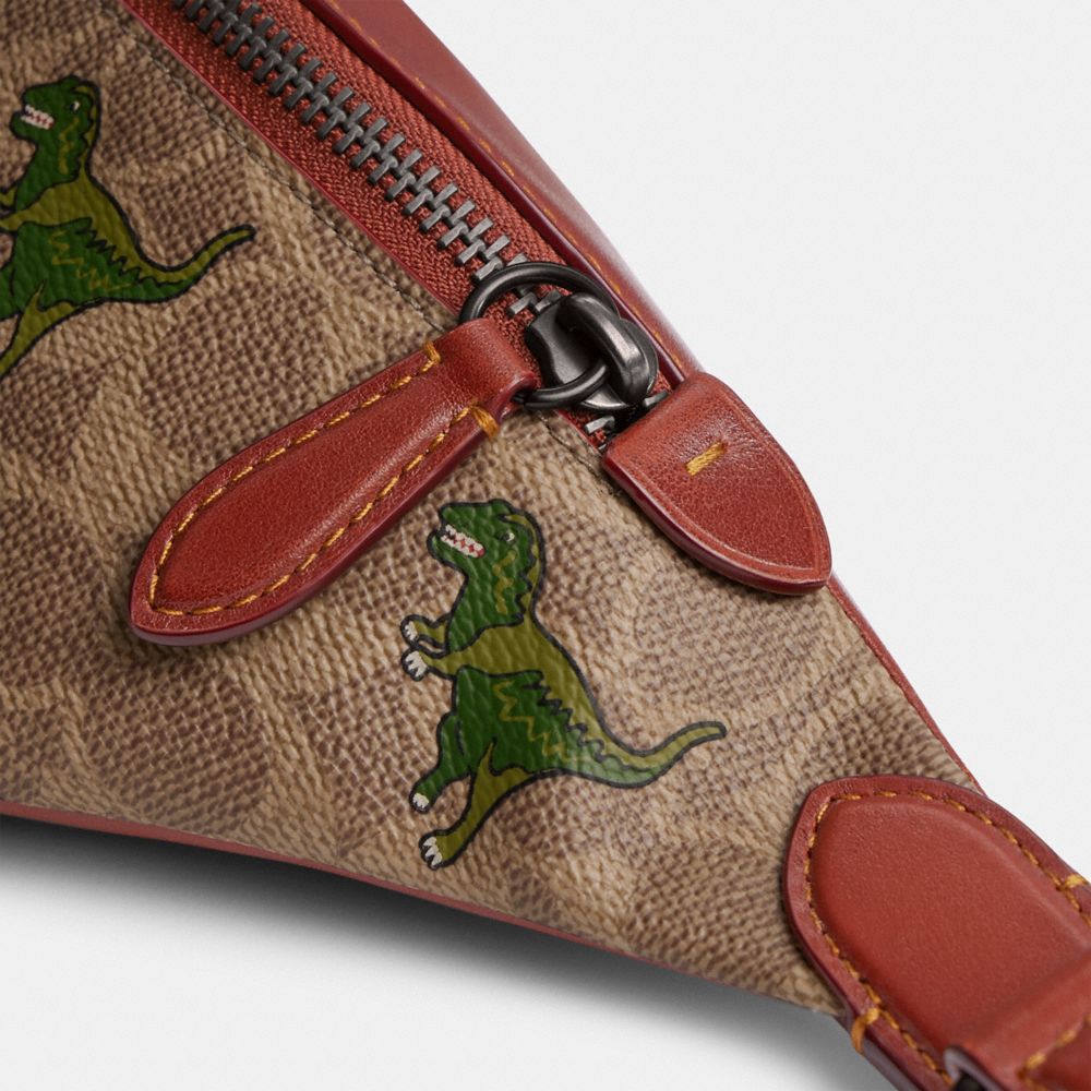 COACH® | Charter Belt Bag 7 In Signature Canvas With Rexy Print