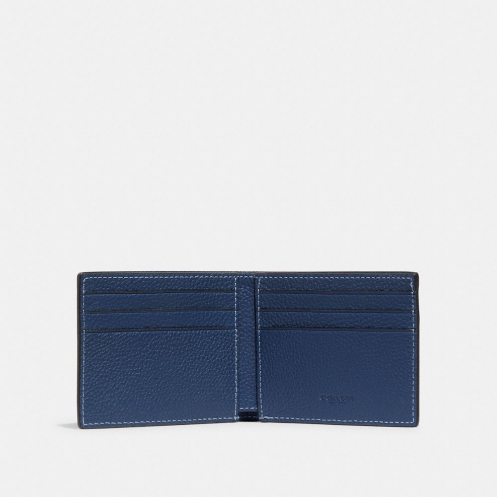 leather men coach wallet