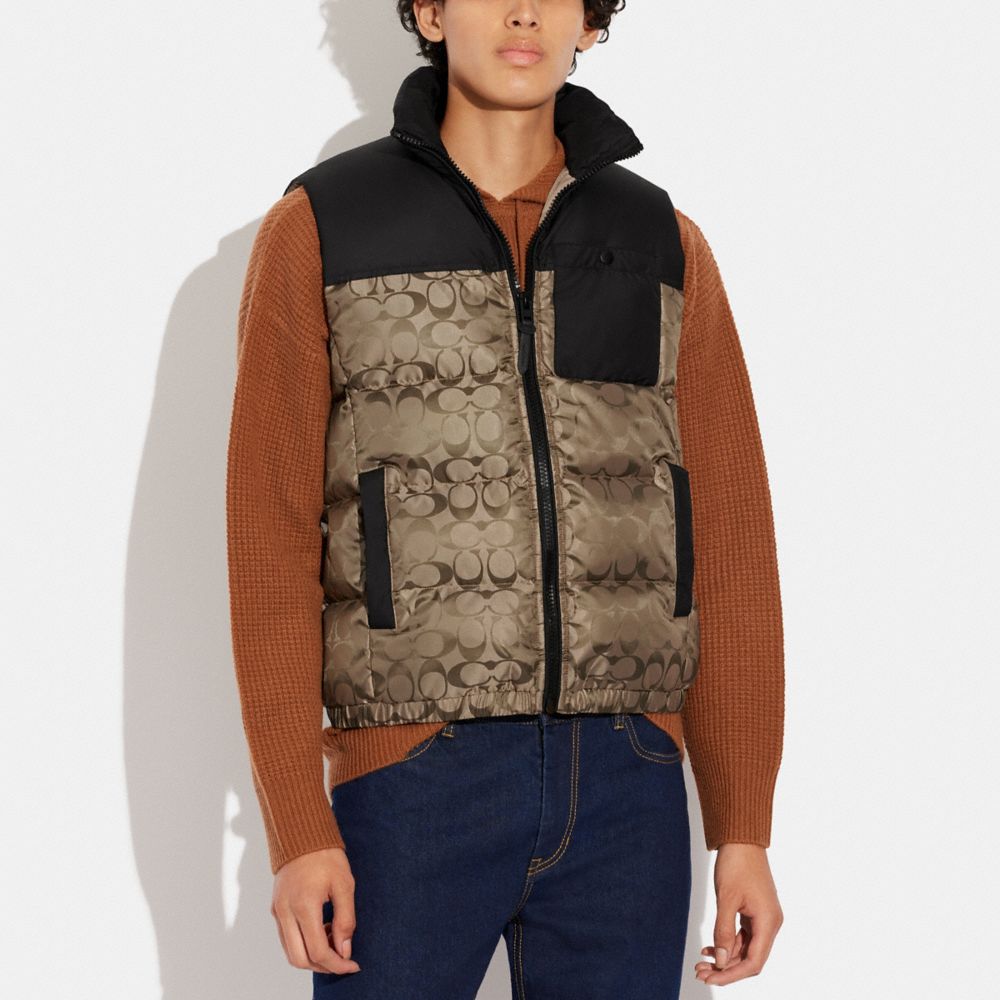 Coach store puffer vest