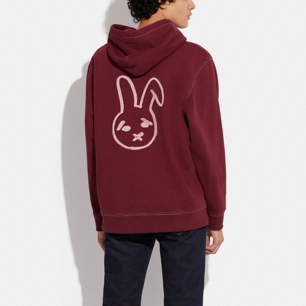 COACH®,Lunar New Year Hoodie With Rabbit,,Scale View