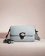 COACH®,RESTORED STUDIO SHOULDER BAG,Glovetanned Leather,Mini,Sage/Pewter,Front View