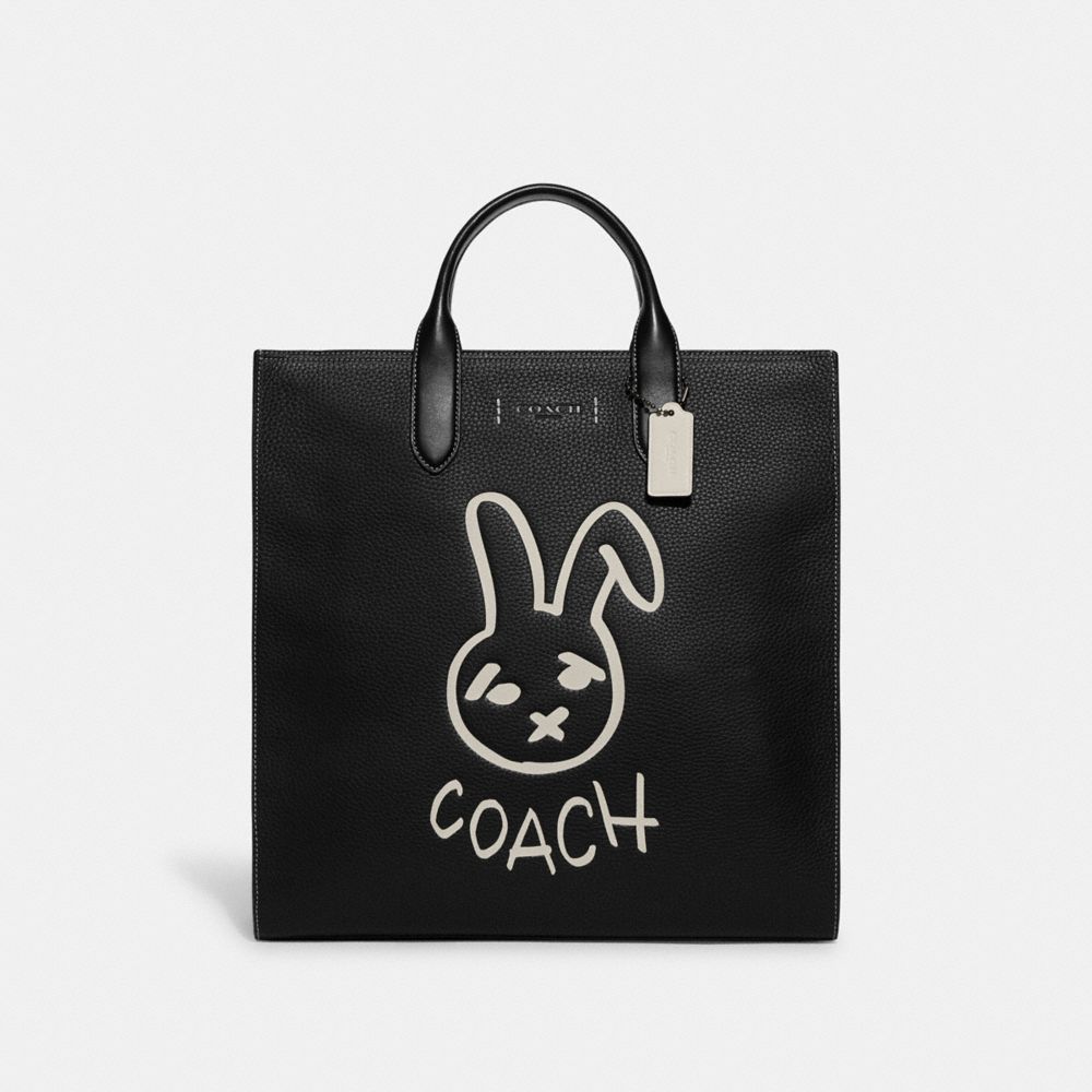 Shop COACH Bunny Graphic Tote Bag