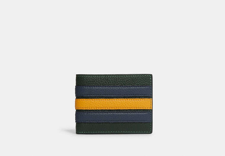 Slim Billfold Wallet With Varsity Stripe