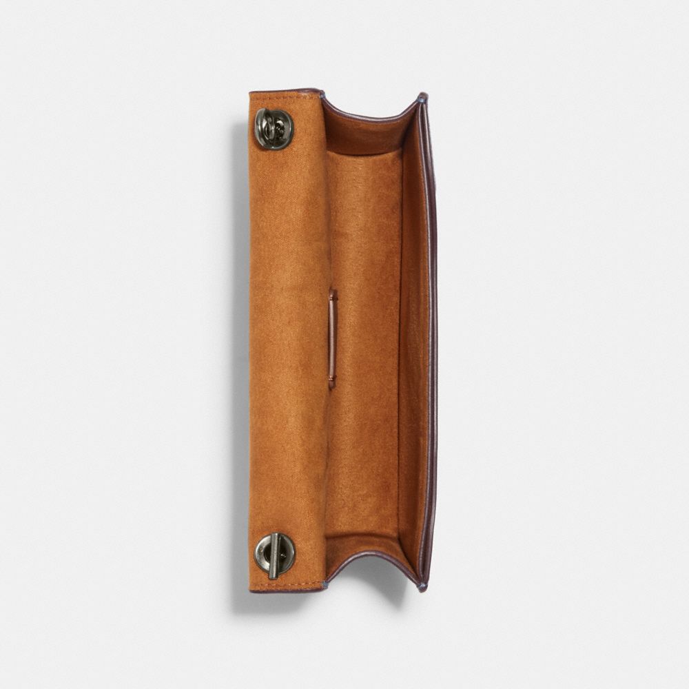 COACH®,Morgan Crossbody In Signature Leather,,Inside View,Top View