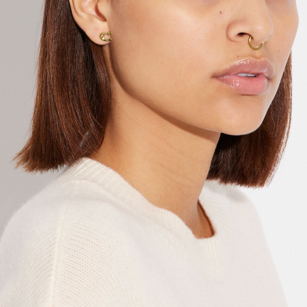 COACH®,Signature Star Earrings Set,,Detail View