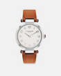 COACH®,CARY WATCH, 34MM,Stainless Steel,Canyon,Front View