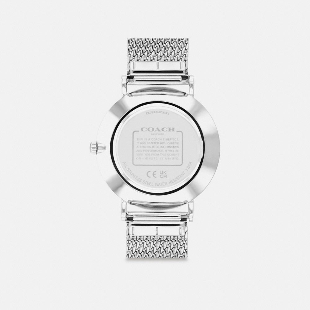 Coach watch stainless online steel