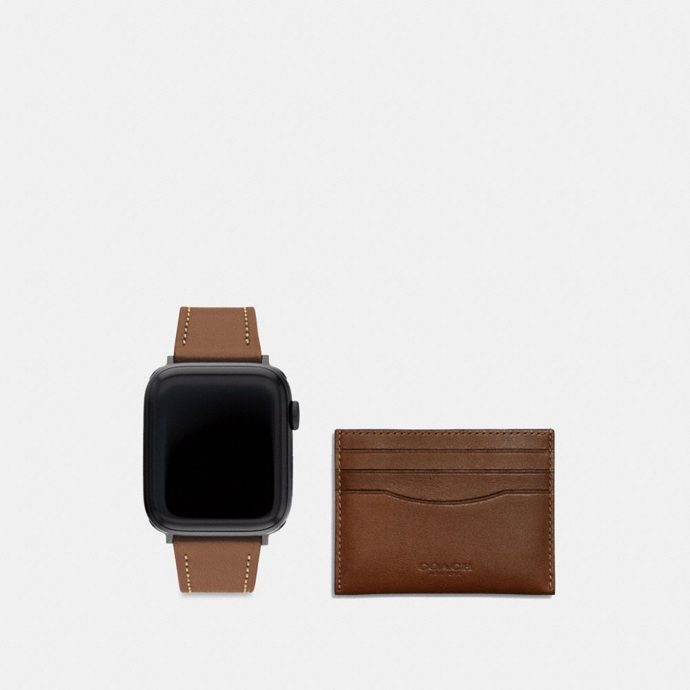 Apple Watch® Strap, 42 Mm And 44 Mm & Card Case | COACH®