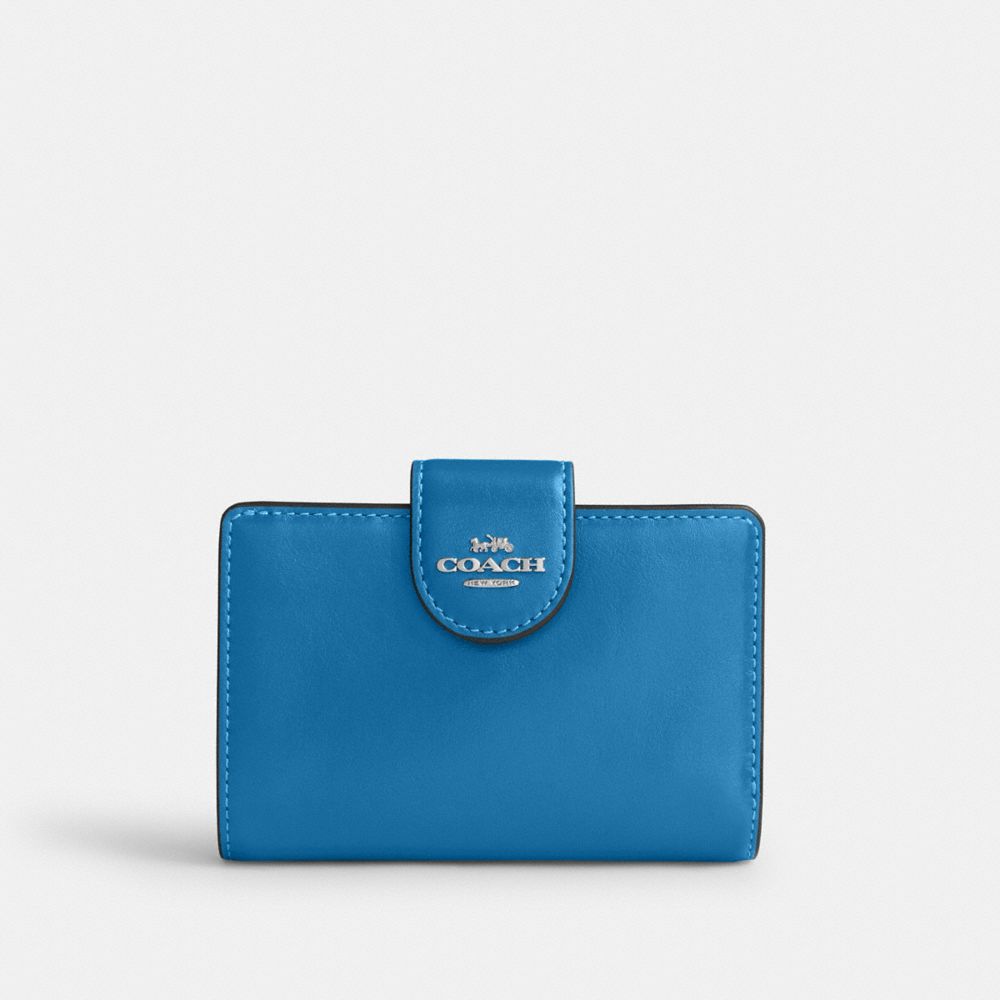 COACH®,MEDIUM CORNER ZIP WALLET,,Front View