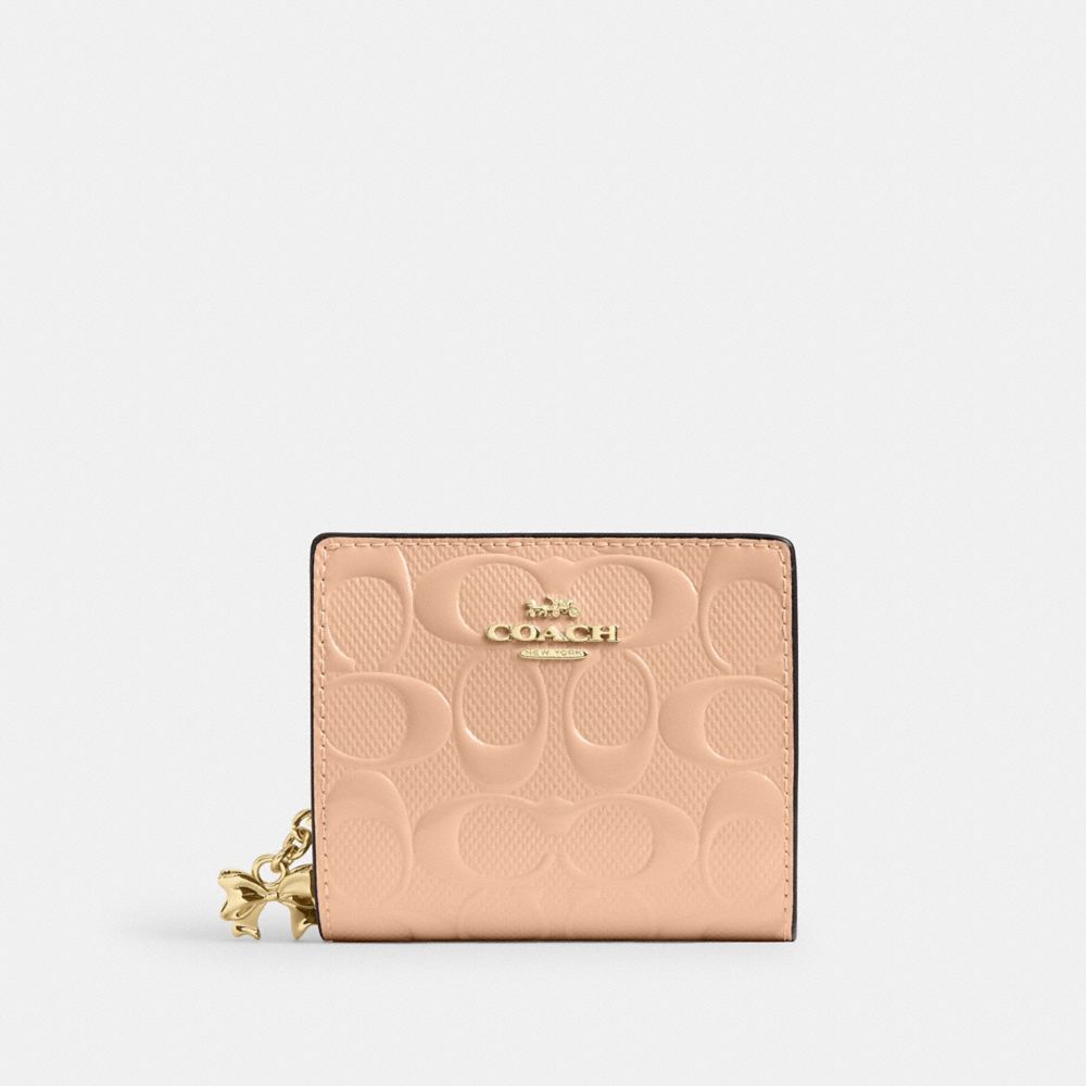 COACH®,Or/Rose Fard Délavé,Front View