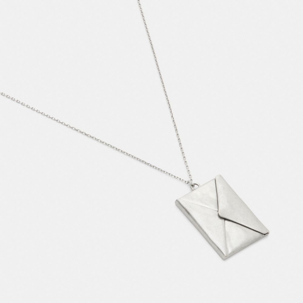 Coach Envelope Pendant Long Necklace — фото 3