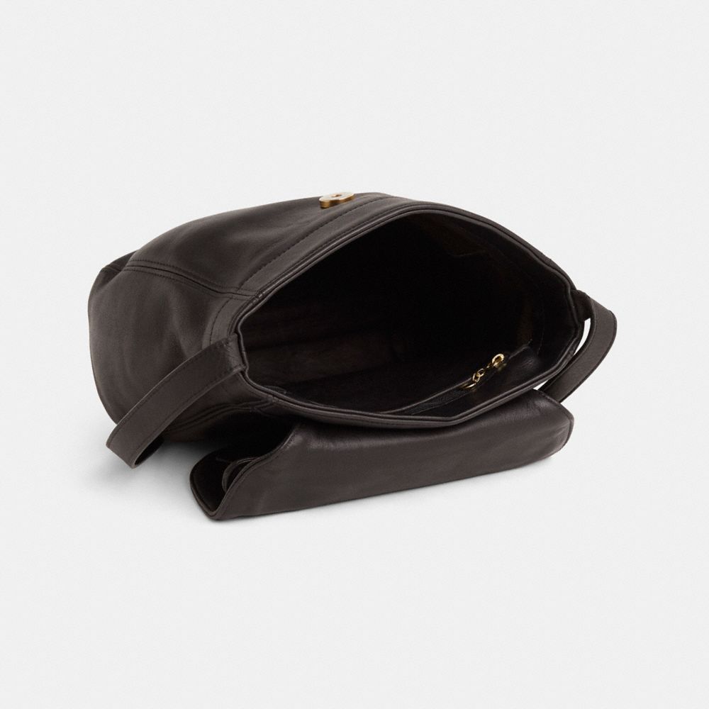 COACH®,Vintage Soho Handle Bag,Black,Inside View,Top View