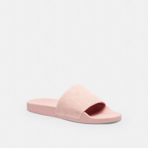Женские сандалии Coach Udele Sport Slide In Signature Denim