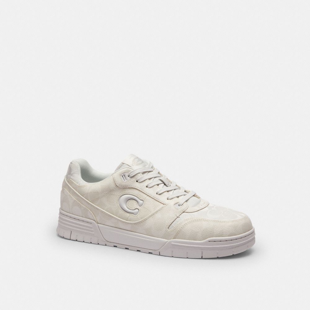 COACH®,Soho Sneaker In Signature,,Front View