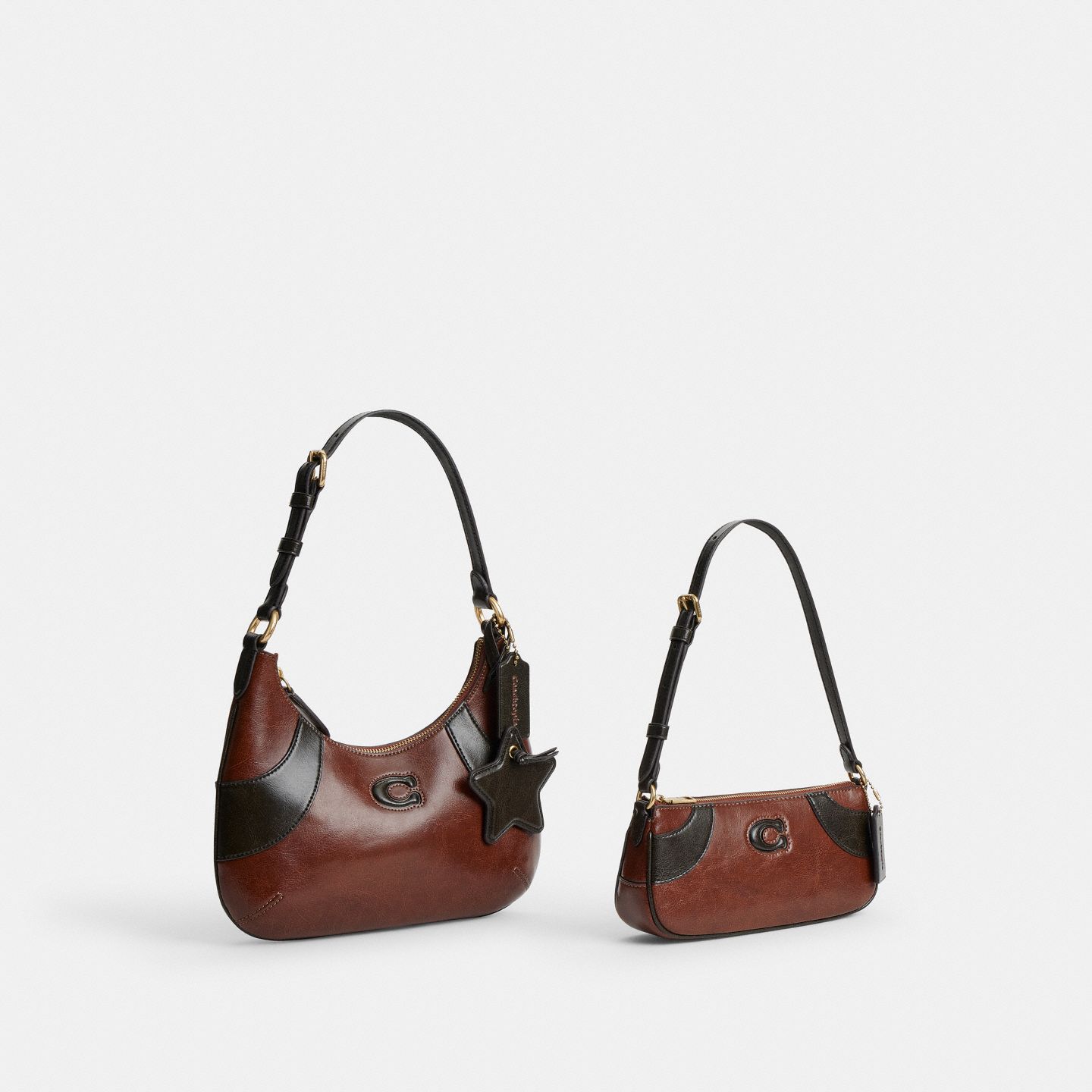 Женская сумка Coach Bowling Small Shoulder, цвет: Чёрный — фото 8