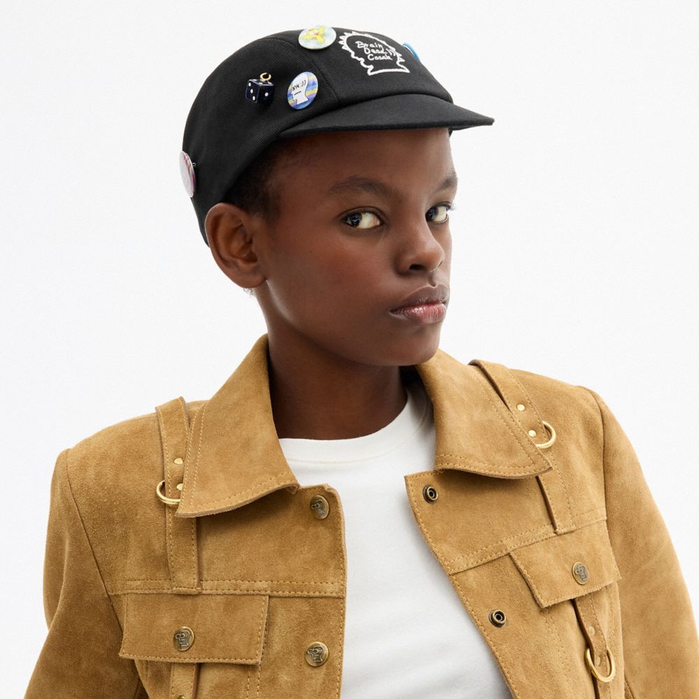 Женские головные уборы Coach | Brain Dead Biker Pin Hat — фото 2