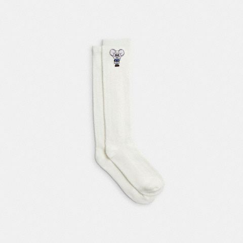 Женские носки Coach | Brain Dead Kachi Mouse Patch Lace Socks