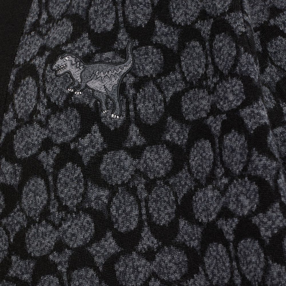 COACH®,Restored Rexy Cardigan Sweater,,Scale View