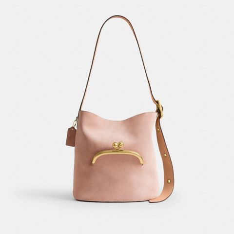 Женские сумки Coach Bleecker Bucket Bag With Kisslock