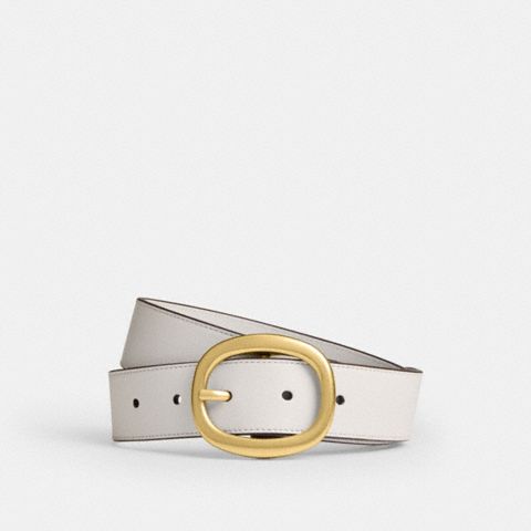 Женские ремни Coach Oval Buckle Belt, 32 Mm