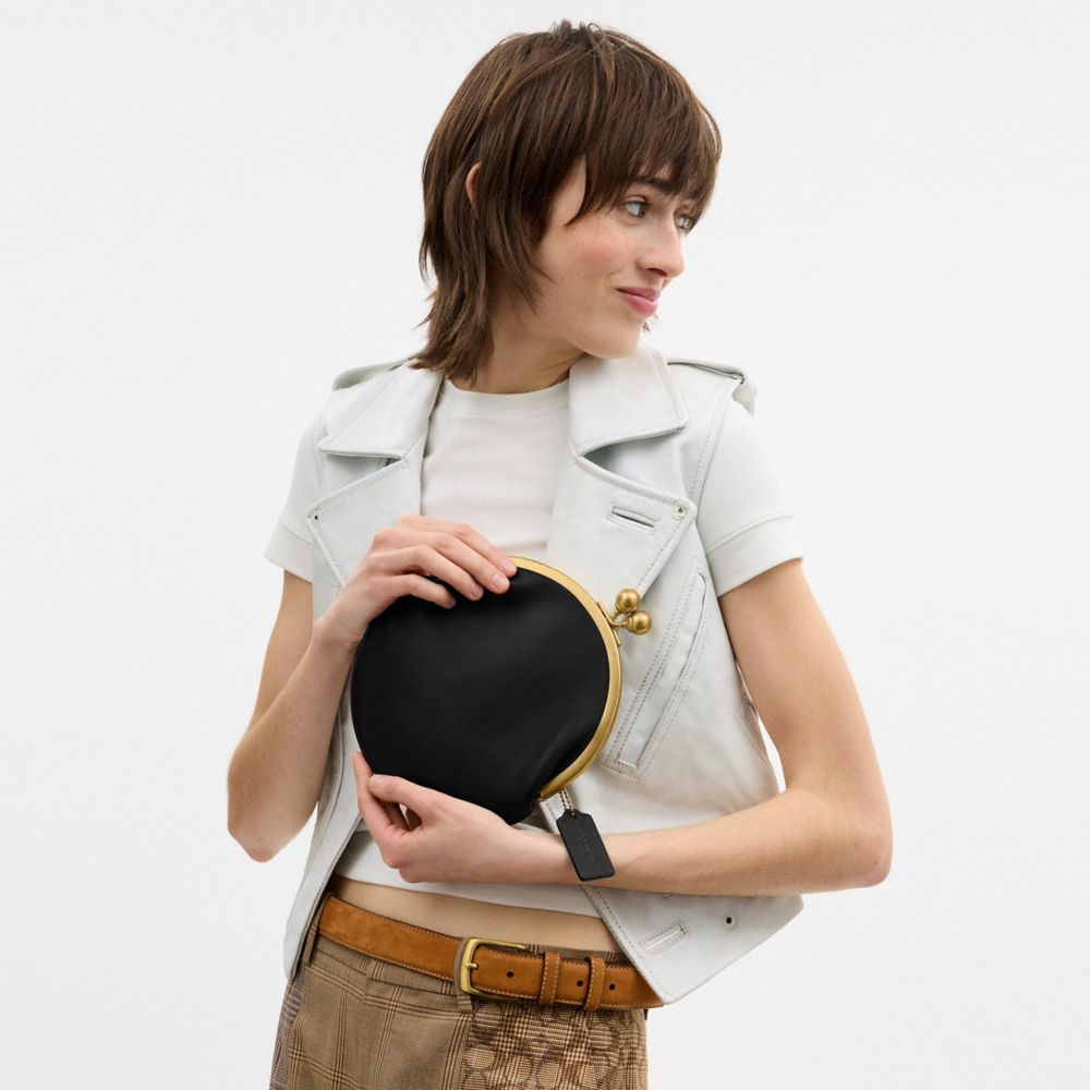 COACH®,Kisslock Pouch 20,,Detail View