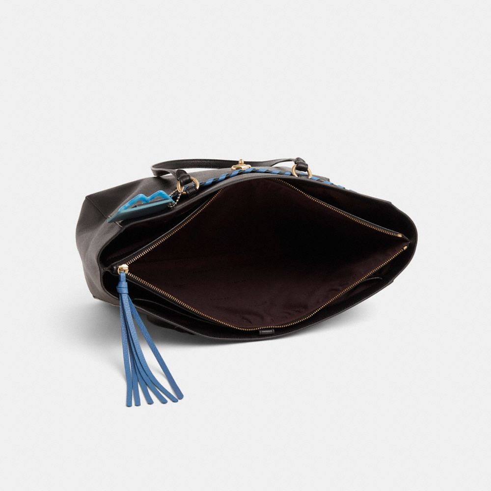 COACH®,Upcrafted Folio Tote,,Inside View,Top View