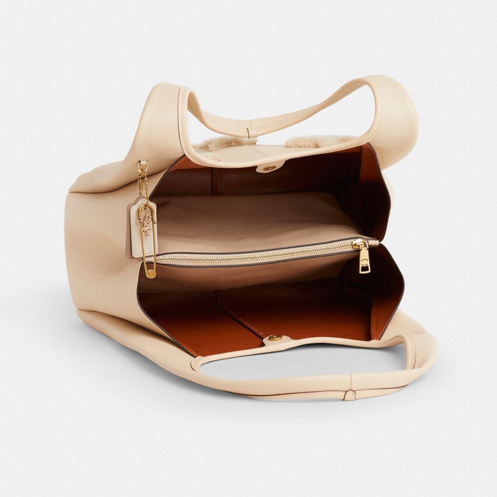 COACH®,Upcrafted Lana Shoulder Bag,,Inside View,Top View