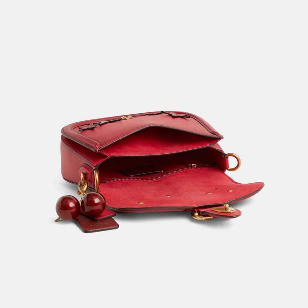 COACH®,Upcrafted Beat Saddle Bag,,Inside View,Top View