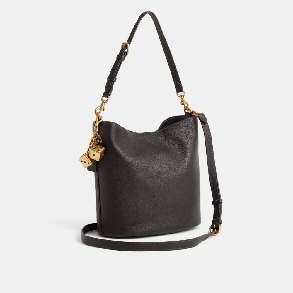 COACH®,Upcrafted Willow Soft Bucket Bag,,Angle View