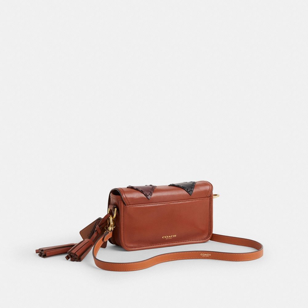 COACH®,Upcrafted Vintage Penny Shoulder Bag,,Angle View
