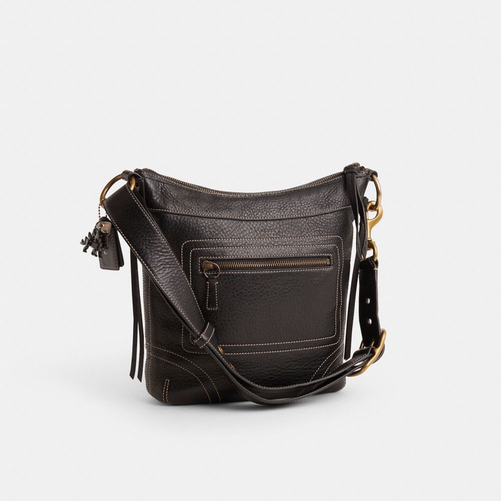 COACH®,Upcrafted Medium Laced Duffle,,Angle View