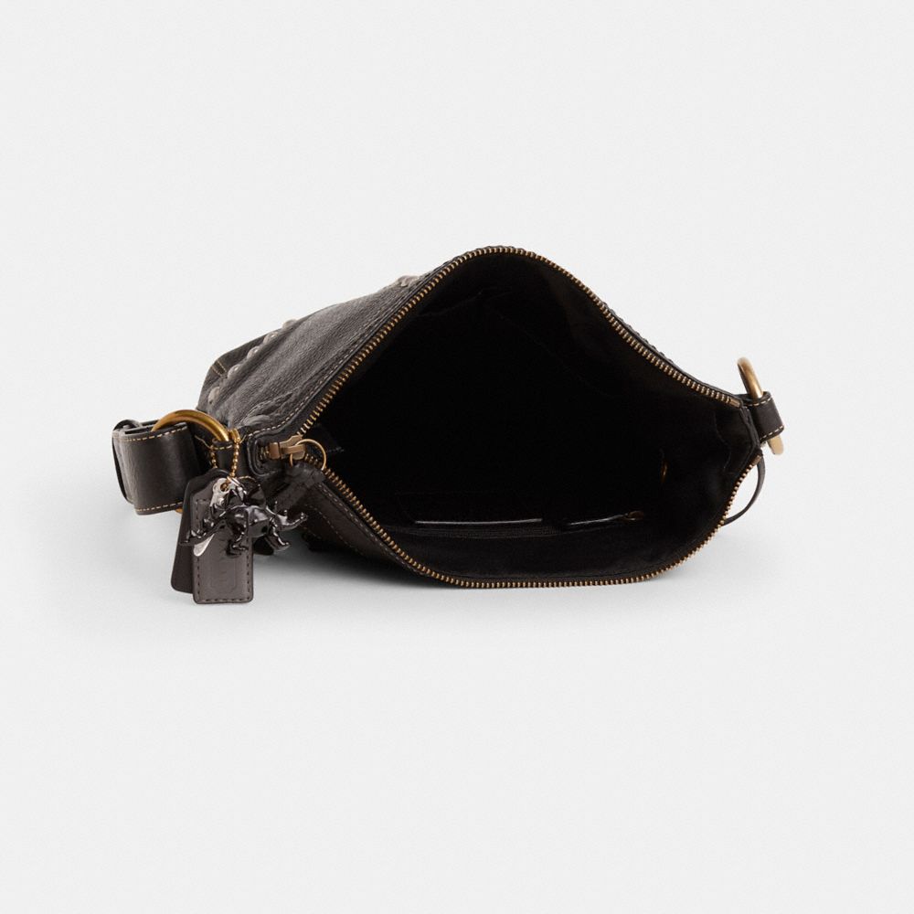 COACH®,Upcrafted Medium Laced Duffle,,Inside View,Top View