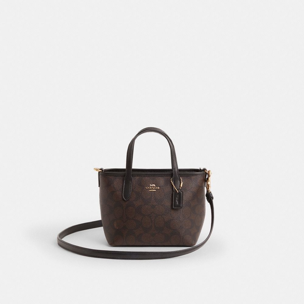 Restored City Mini Tote Bag In Signature Canvas