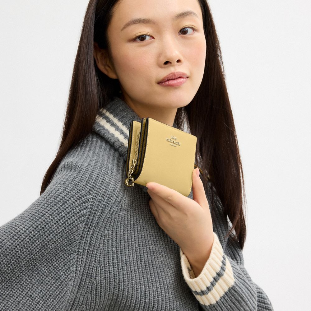 COACH®,Snap Wallet With Charm,,Detail View