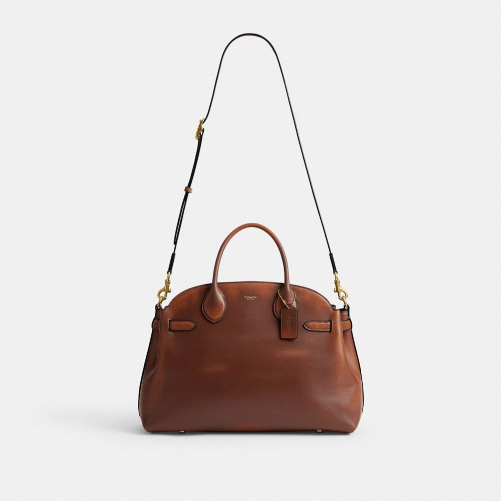 Женские сумки Coach Soft Empire Carryall 40 In Loved Leather — фото 6