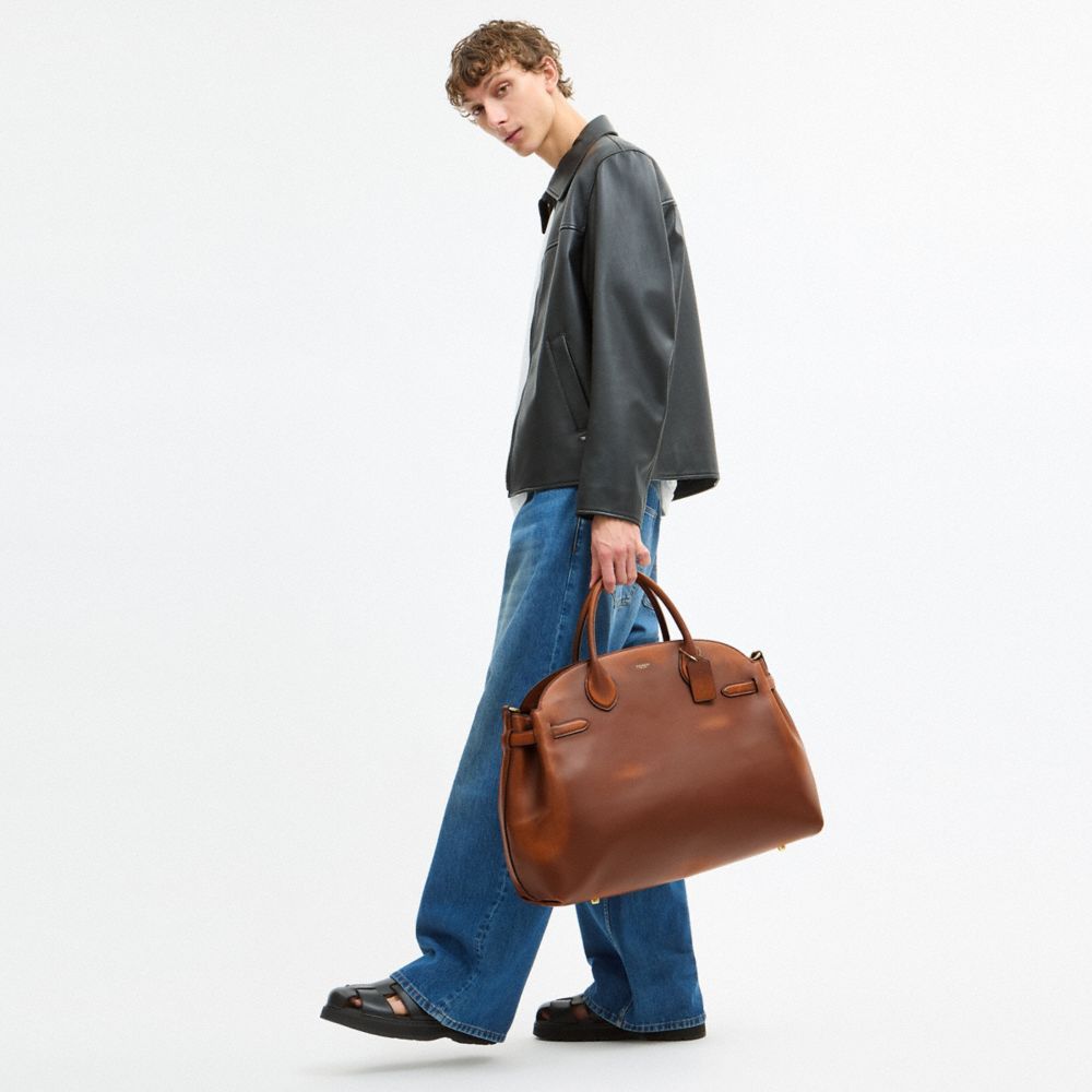 Мужские сумки Coach Soft Empire Carryall 48 In Loved Leather — фото 6