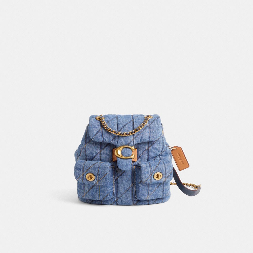 COACH®,Restored Tabby Backpack With Quilting,,Front View