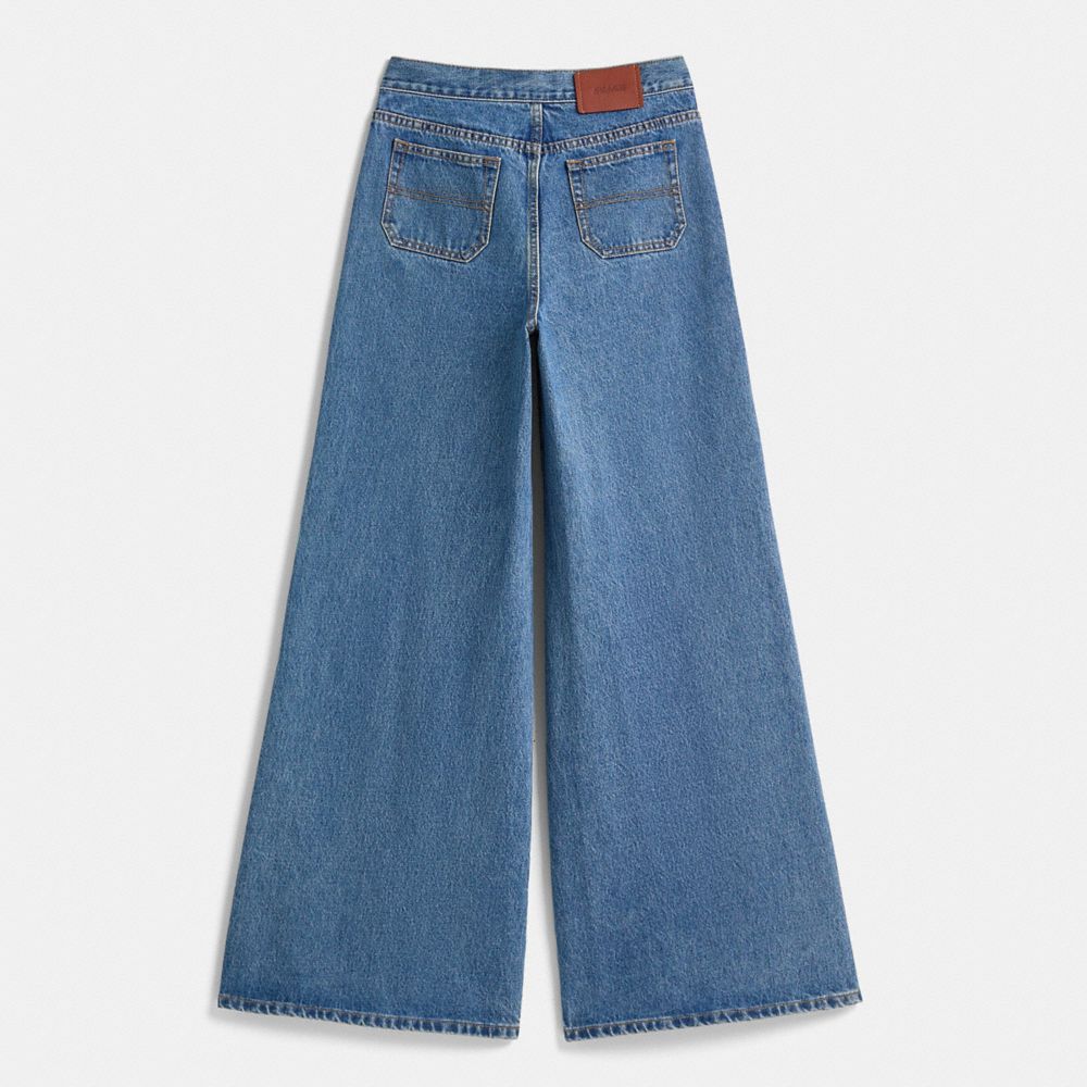 COACH®,Restored Loom Pants,,Back View