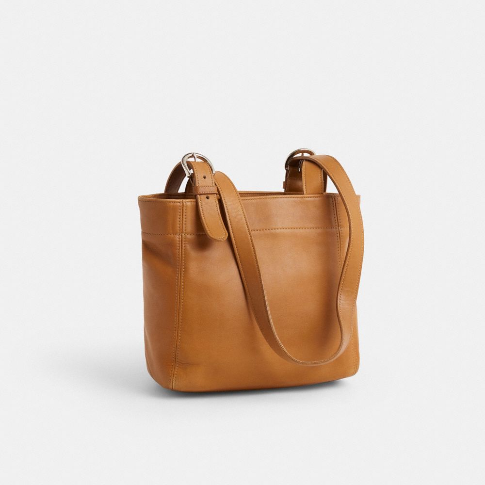 COACH®,Vintage Soho Buckle Bag,Mustard,Angle View