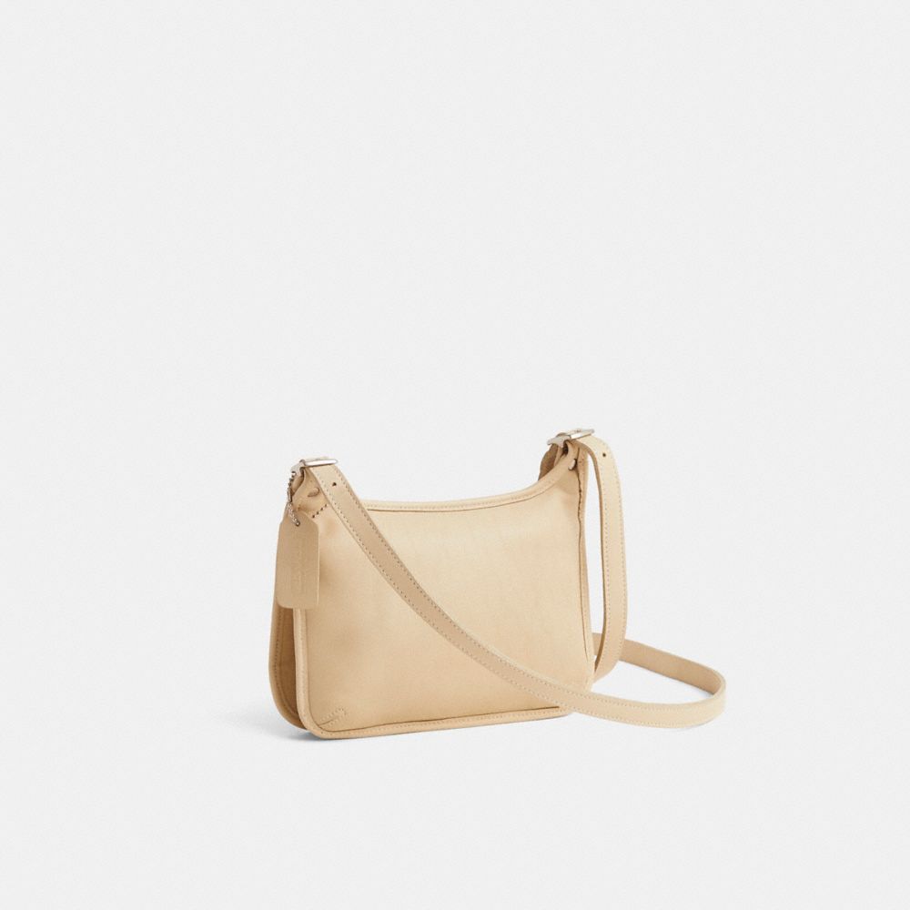 COACH®,Vintage Small Hippe Flap Bag,,Angle View