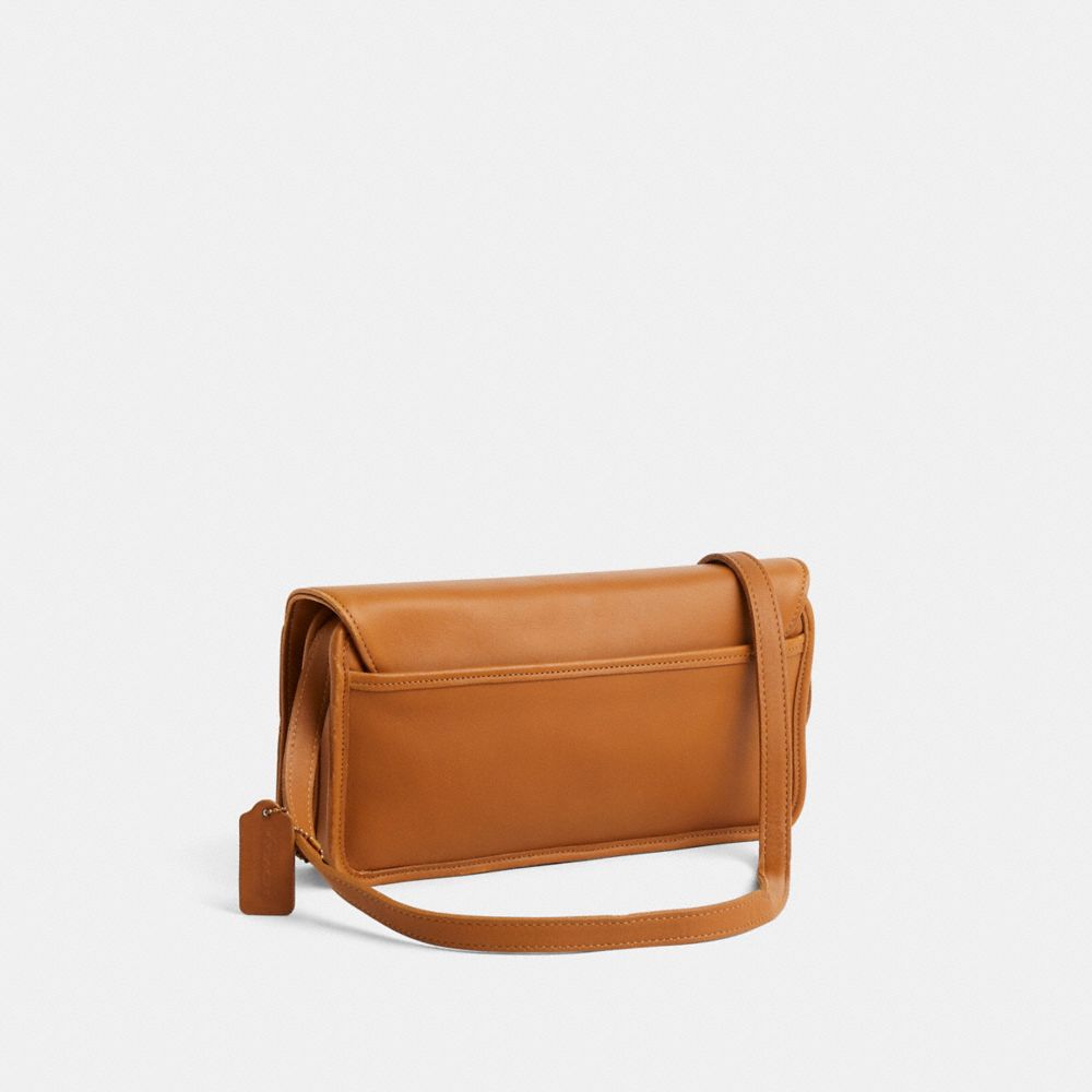 COACH®,Vintage Tribeca Convertible Clutch,Brown,Angle View