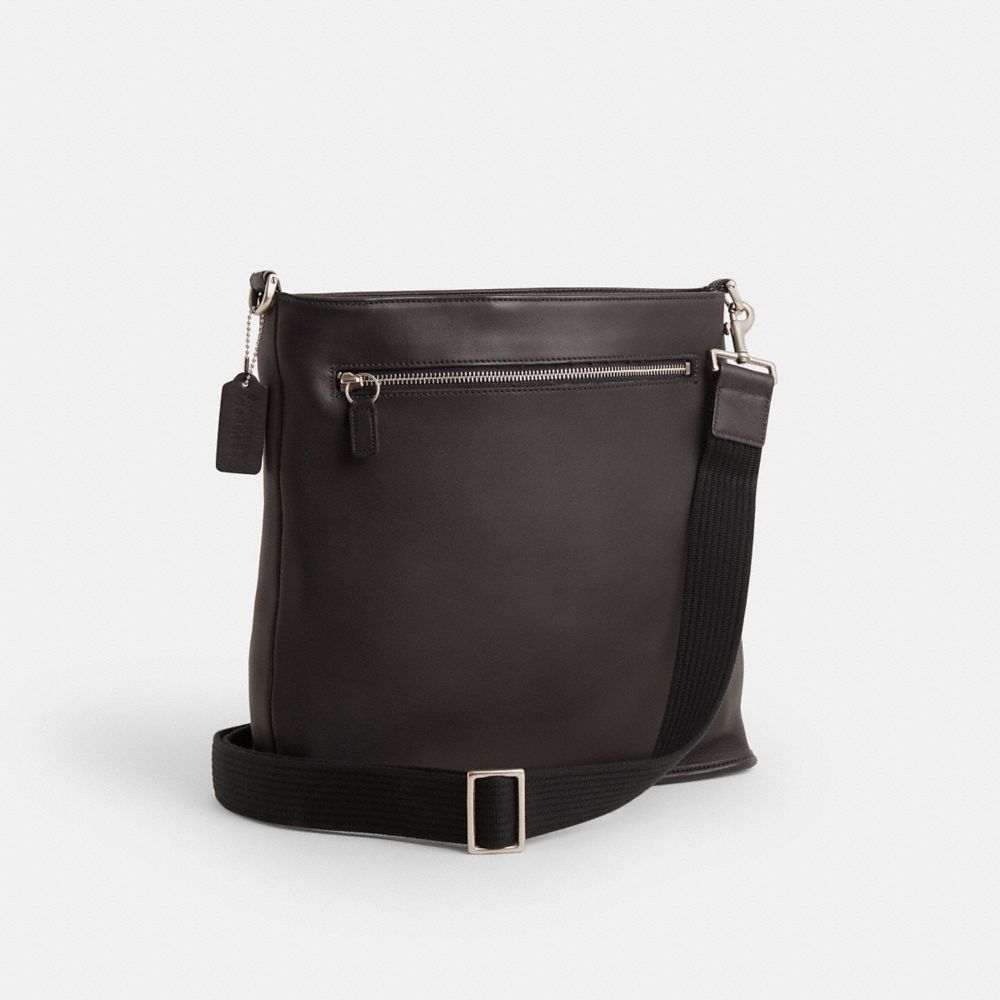 COACH®,Vintage Metro Bucket Bag,Black,Angle View