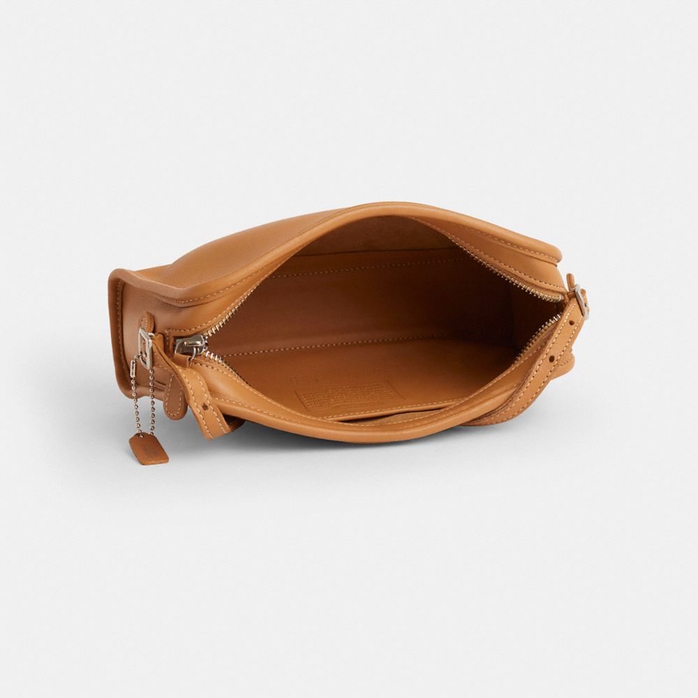 COACH®,Vintage Tribeca Convertible Clutch,Brown,Inside View,Top View