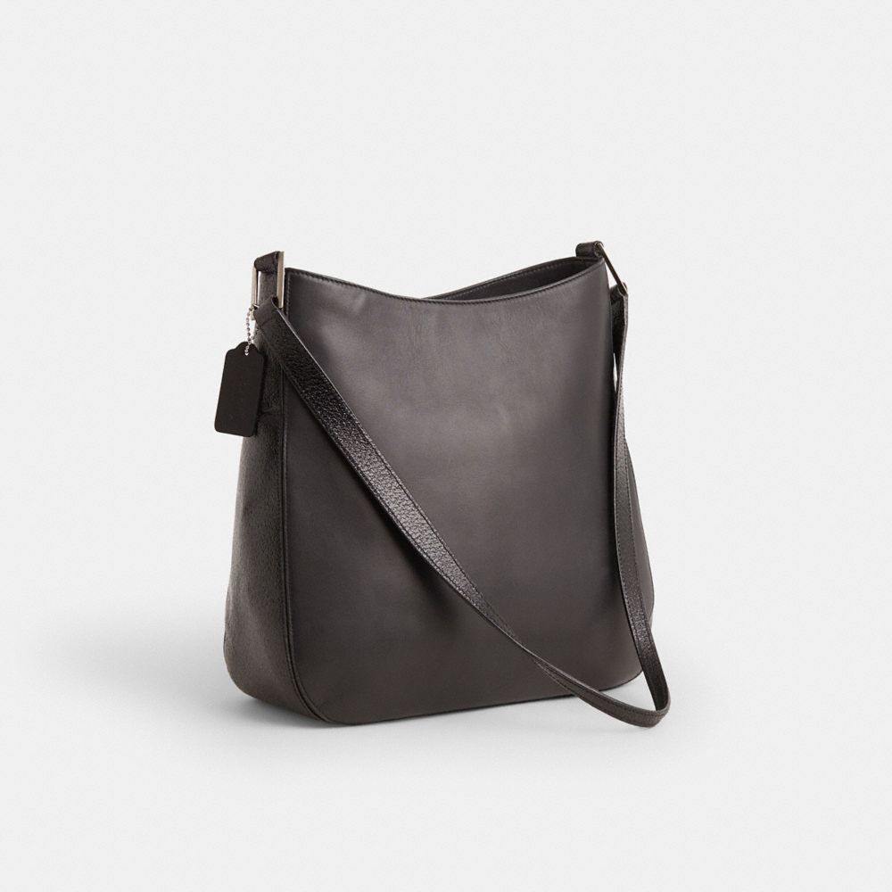 COACH®,Vintage Bridle Hobo,Black,Angle View