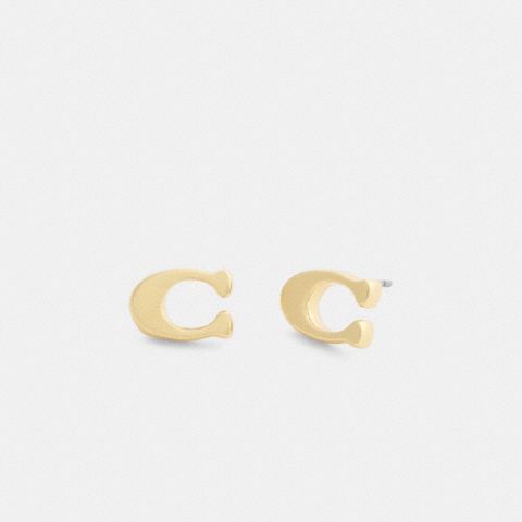 Coach Signature Stud Earrings