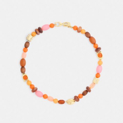 Coach Beaded Choker Necklace