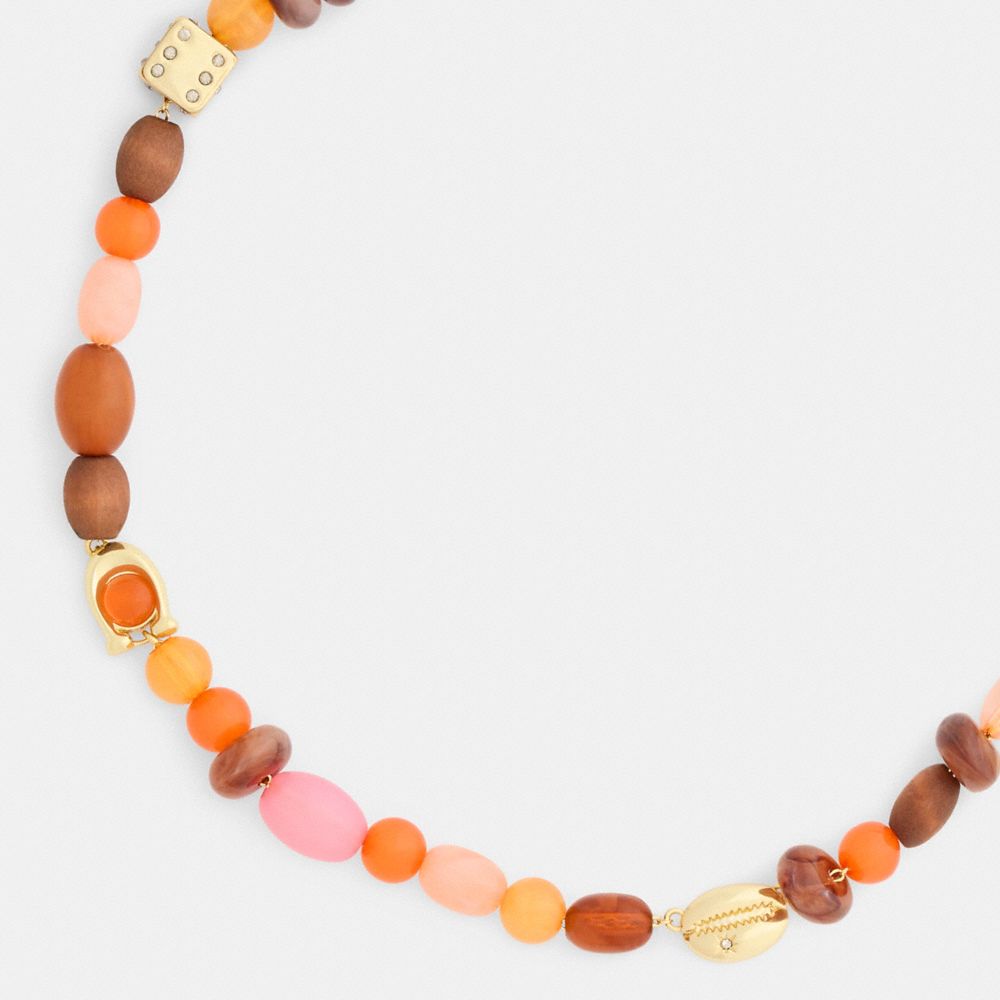 Coach Beaded Choker Necklace — фото 2